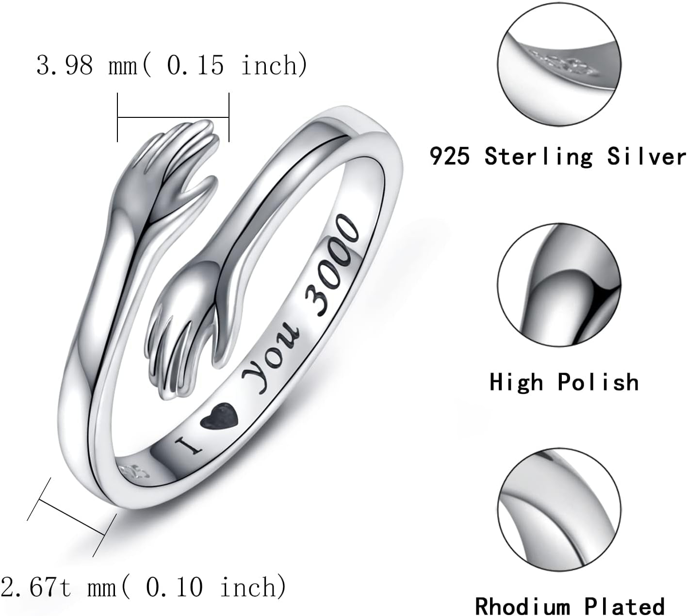 I Love You 3000 Love Ring 